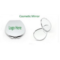Round Metal Compact Cosmetic Mirror